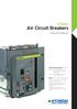 Air Circuit Breakers. U-Series. Instruction Manual. Type covered in this manual. Notice