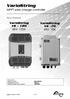 VarioString. MPPT solar charge controller VS V- 120A VS V- 70A. User manual