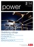 power 2 14 A power conversion magazine of the ABB Group Stabilizing voltage