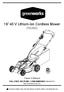 19 40 V Lithium-Ion Cordless Mower