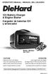 12V Battery Charger & Engine Starter Cargador de baterías 12V y arrancador