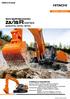 series ZAXIS-5G R series Quarry Specification Excavators