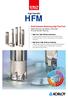 HFM. Small Diameter Machining High Feed Tool. High Feed Mill. HFM High Feed Mill