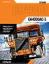 EH4000 EH4000AC-3 EH SERIES NOMINAL PAYLOAD: OPERATING WEIGHT: RATED POWER: AC-DRIVE MINING TRUCKS. 221 tonnes (243.6 tons) kg (846,575 lb.