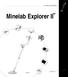 THE MINELAB EXPLORER II. Minelab Explorer II P0591-A