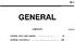 00-1 GENERAL CONTENTS GENERAL <BODY AND CHASSIS> GENERAL <ELECTRICAL>... OOE