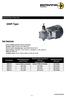 GMP-Type. Key Features: Integrated Motor-Pump Units