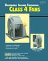 CLASS 4FANS BACKWARDLY INCLINED CENTRIFUGAL. Visit us on the Web:  Phone: (800)