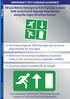 All our Eterna Emergency Exit Signage comply with current Exit Signage Regulations using the Signs Directive format.