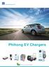 World Standard, International Quality. Phihong EV Chargers Green power, Green Lifestyle