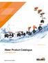 Water Product Catalogue