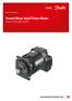 Transit Mixer Axial Piston Motor Size 070/084/089