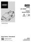 *330140* (Diesel) (SN/ ) Sweeper Operator Manual. North America / International Rev. 18 ( ) TennantTrue R Parts