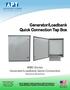 Generator/Loadbank Quick Connection Tap Box