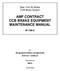 AMF CONTRACT CCB BRAKE EQUIPMENT MAINTENANCE MANUAL