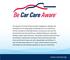 CAR CARE GUIDE MAINTAINING YOUR VEHICLE FOR SAFETY, DEPENDABILITY AND VALUE