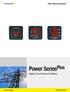 Test&Measurement. Power Series Plus. Digital Switchboard Meters