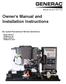 Owner's Manual and Installation Instructions