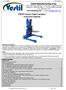 PM/PS-Series Pallet Handlers Instruction Manual