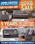 5 YEARS NO DEPOSIT INTEREST FREE * UP TO 50% OFF. 899 For both! THE BEST VALUE FURNITURE IN AUSTRALIA! Save $600 JERSEY 2+3 SEATER SOFA SET
