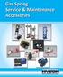 Gas Spring Service & Maintenance Accessories