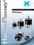 High-Performance Gearheads for Servo and Stepper Motors. HPN Series. Gearheads