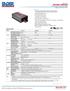 PB-600 SERIES 600 Watt Battery Charger Power Supply Measures: 9.06 x 6.22 x 2.64