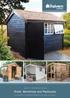 QUALITY GARDEN BUILDINGS. Sheds, Workshops and Playhouses HANDMADE IN WORCESTERSHIRE FOR OVER 40 YEARS