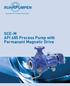 SCE-M API 685 Process Pump with Permanent Magnetic Drive