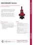 MK508UBS Series. Back Pressure Regulator MK508UBS. Threaded or Flanged Connections Carbon Steel, Stainless Steel & Alloy Construction.