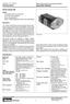 Heavy-duty cast-iron pumps and motors Series PGP, PGM 300. Characteristics. Parker Series 300