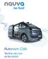 Autonom Cab. The first robo-taxi on the market