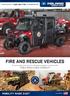 fire and rescue VEHICLES