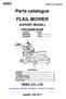Parts catalogue FLAIL MOWER