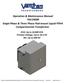 Operation & Maintenance Manual PAD-OM200. Single Phase & Three Phase Pad-mount Liquid Compartmental Transformer