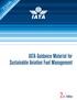 IATA Guidance Material for Sustainable Aviation Fuel Management. 2nd Edition