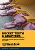 Large range of Bucket Teeth for Excavators and Loaders