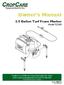 Owner's Manual. 2.5 Gallon Turf Foam Marker Model F2500