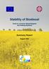 Stability of Biodiesel Used as a Fuel for Diesel Engines and Heating Systems Summary Report August 2003