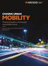 MOBILITY Moving towards a connected sustainable future
