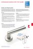 Institutional stainless AISI 316L handle