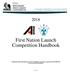 First Nation Launch Competition Handbook