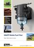 SNAPP Mobile Fuel Filter. Racor Filter Division Europe