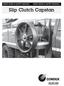 USER S GUIDE & SAFETY MANUAL USER S GUIDE & SAFETY MANUAL Slip Clutch Capstan