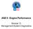 ASE 8 - Engine Performance. Module 13 Management System Diagnostics