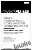 Owner smanual. Banks Monster-Ram Intake and Grid Heater Delete Kit. For Racing Only Ram 6.7L Pickup Trucks. with Installation Instructions