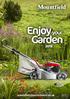 Enjoy your Garden. mountfieldlawnmowers.co.uk