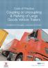 Coupling or Uncoupling & Parking of Large Goods Vehicle Trailers