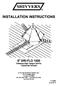SHIVVERS INSTALLATION INSTRUCTIONS. 8 DRI-FLO Sweep High Torque Dri-Fio Horizontal Unload