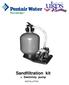 Sandfiltration kit + Swimmey pump